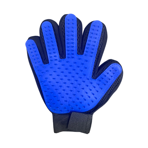 De-shedding pet glove/brush