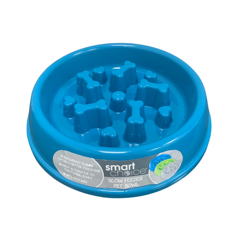 Slow feeder pet bowl