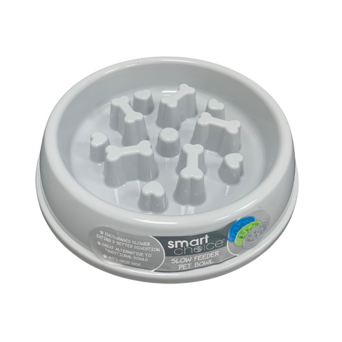 Slow feeder pet bowl