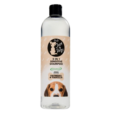 2 in 1 oatmeal & vanilla sensitive shampoo